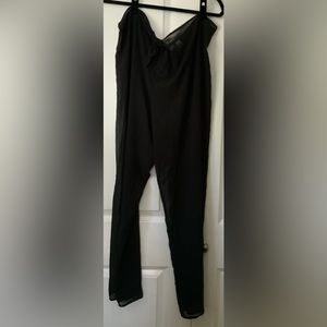 Black pants swim coverup